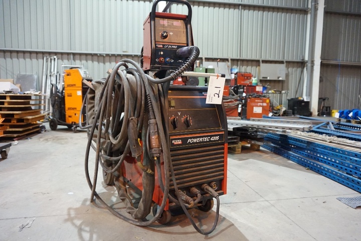 Lincoln Powertec 420S Mig Welding Set