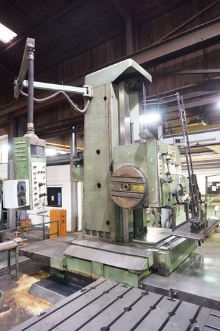 Union BFP 130/5 Floor Borer with Boring Bar and Tooling