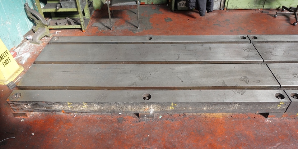 Tee Slotted Surface Table: 2450mm x 1100mm