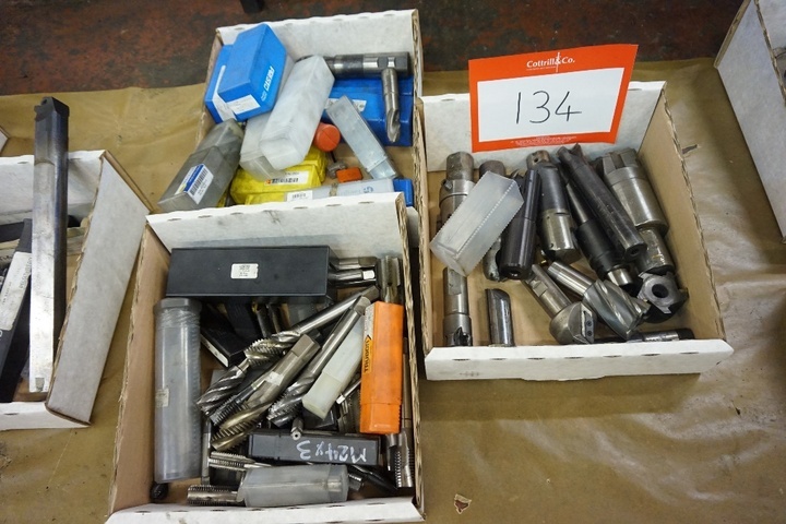 (3) Boxes of Milling Cutters