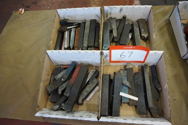 (4) Boxes of Turning Tools