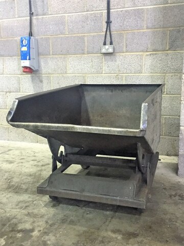 Swarf Skip, L 1250mm W 850mm H 850mm
