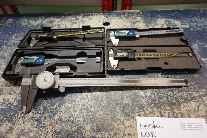 (4) Digital Calliper Gauges
