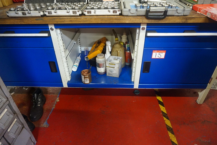 2 Cupboard and 2 Draw Cabinet 2m x 0.75m x 0.83m