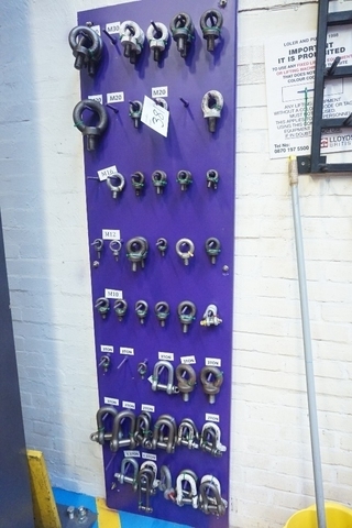 Large Qty of Eyebolts and Shackles