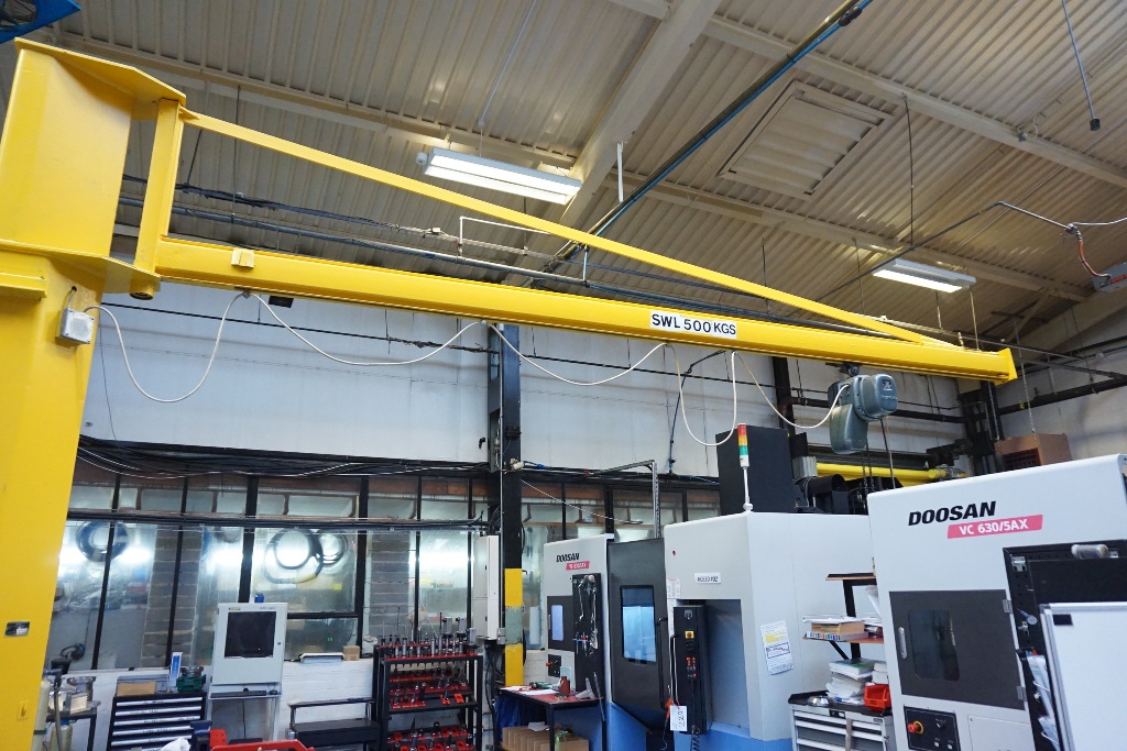 Jib Crane with 500kg Demag Hoist