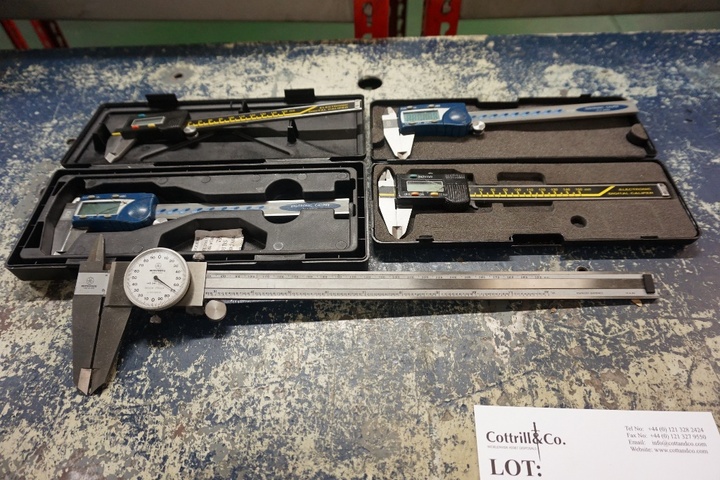 (4) Digital Calliper Gauges