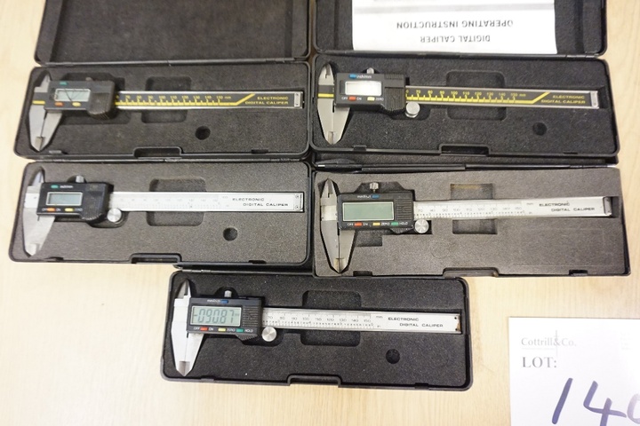 Qty of Digital Calliper Gauges