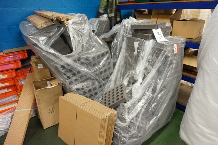 Wall Side Contents including Kayfoam Pads