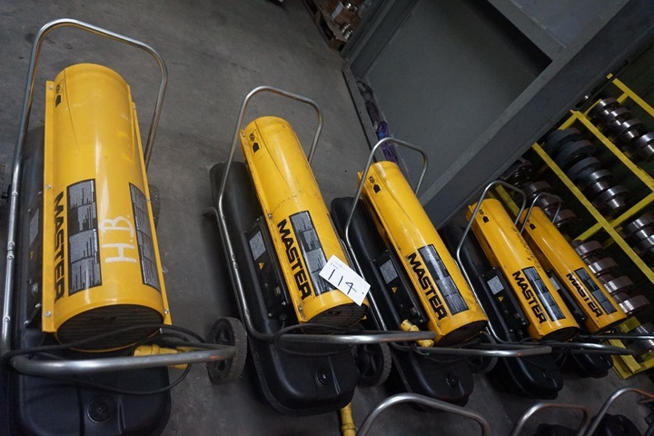 Qty (5) Master B100 CED Blow Heaters