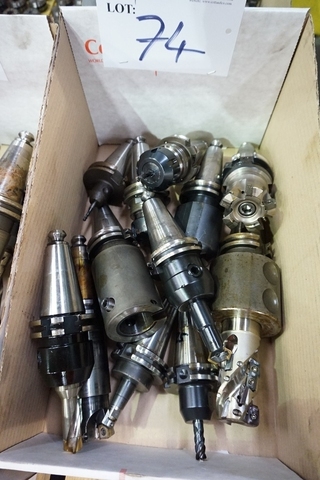 Qty (12) CAT 40 Tooling