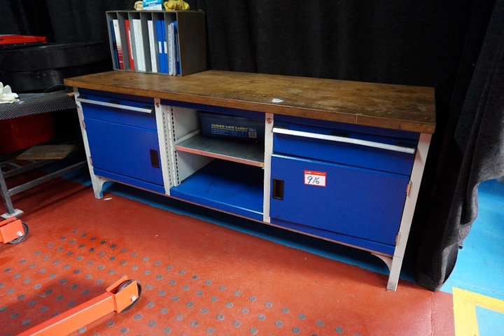 Workbench with 2-Drawers & 2-Cupboards