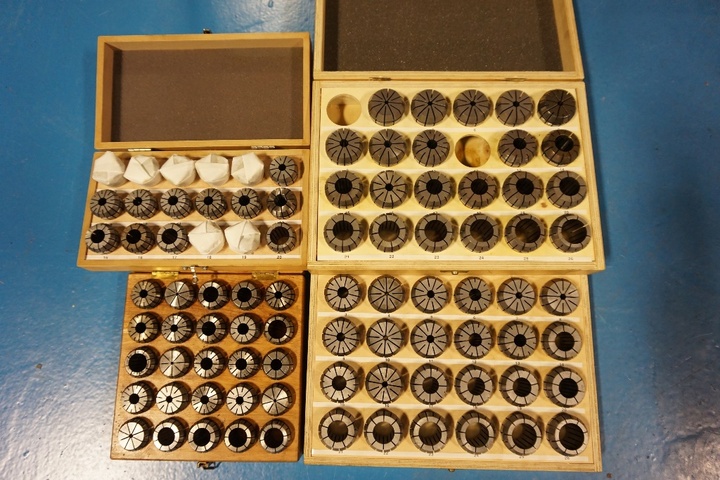 (4) Boxes of Collets