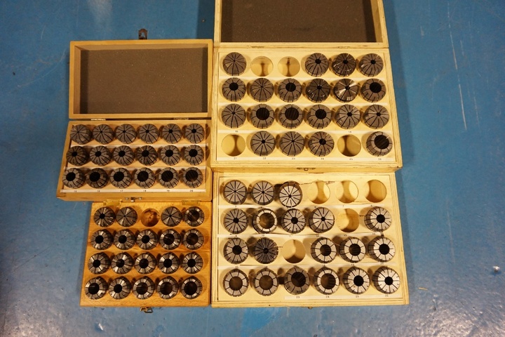 (4) Boxes of Collets