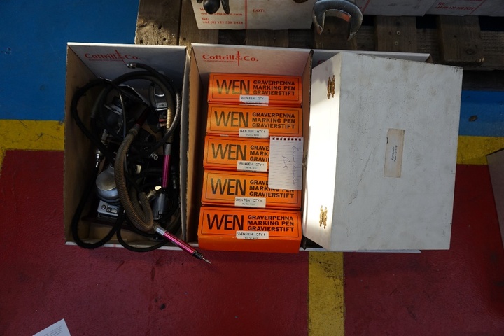 Qty of WEN Engravers, Air Tools & Sanders