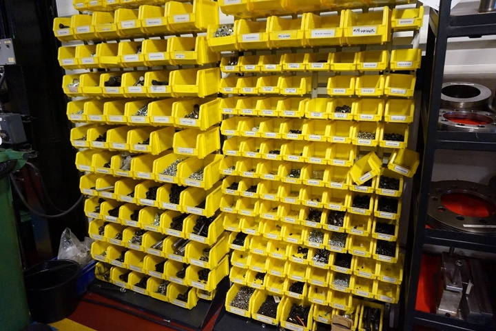 (2) x Matlock Storage Systems with Bolts, Screws, Washers