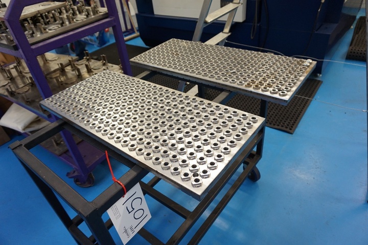 (2) Beds for Wire Eroders and Mobile Trolley