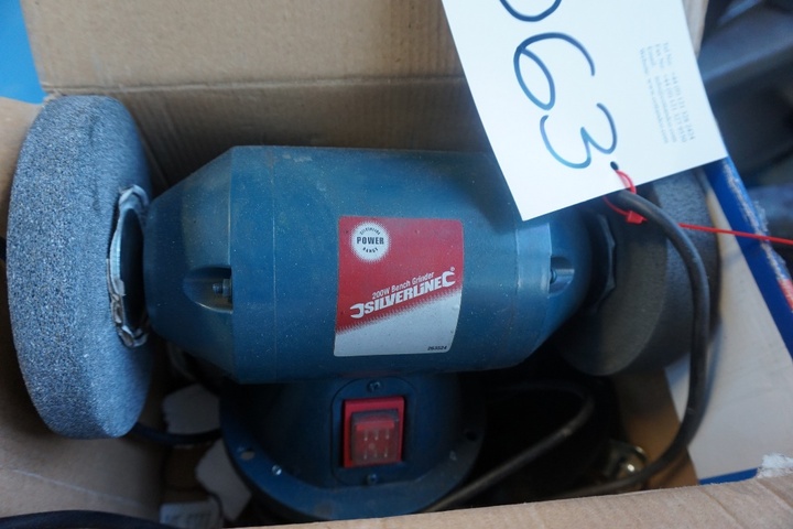 Silverline 150mm Bench Grinder, Clarkson 6" Bench Grinder