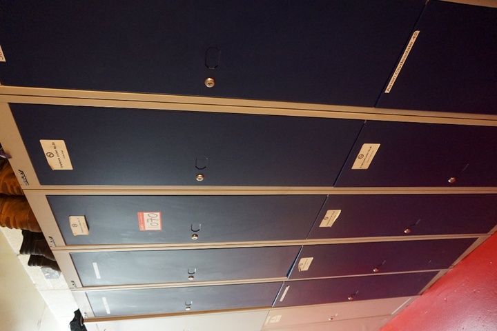 Bisley 5 Unit Two Section Lockers