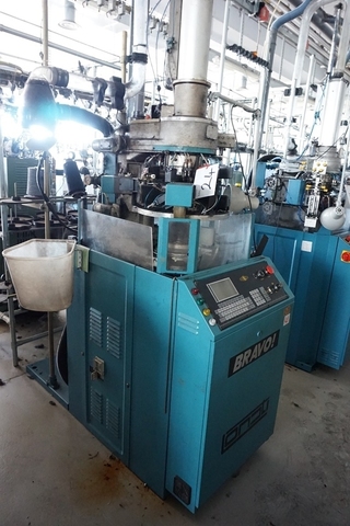 Lonati Bravo DL3C Hosiery Knitting Machine; 4'' diameter 176 Needle Count; 14 Gauge