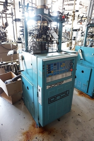 Lonati LR Junior Hosiery Knitting Machine; 4" diameter; 176 Needle Count; 14 Gauge