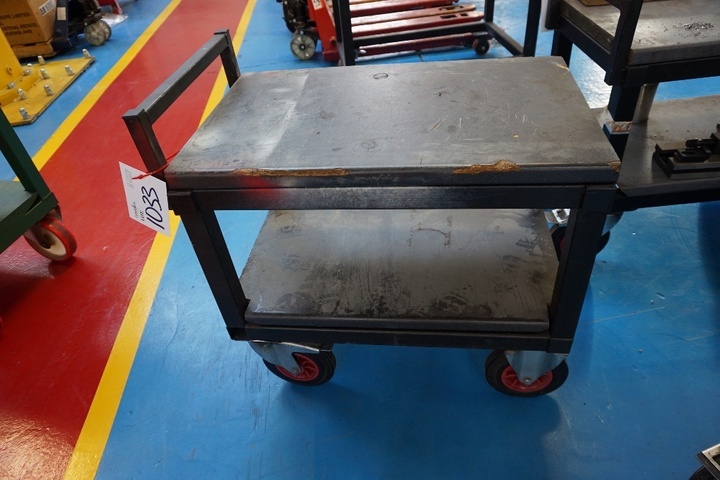 (5) Mobile Trolleys with Tooling Racks