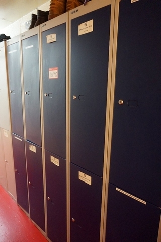 Bisley 5 Unit Two Section Lockers
