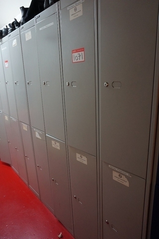 Bisley 3 Unit Two Section Lockers