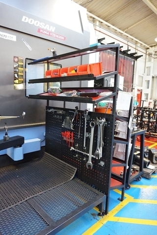 (2) Hand Tooling Benches & (1) Rack (Excluding Contents)