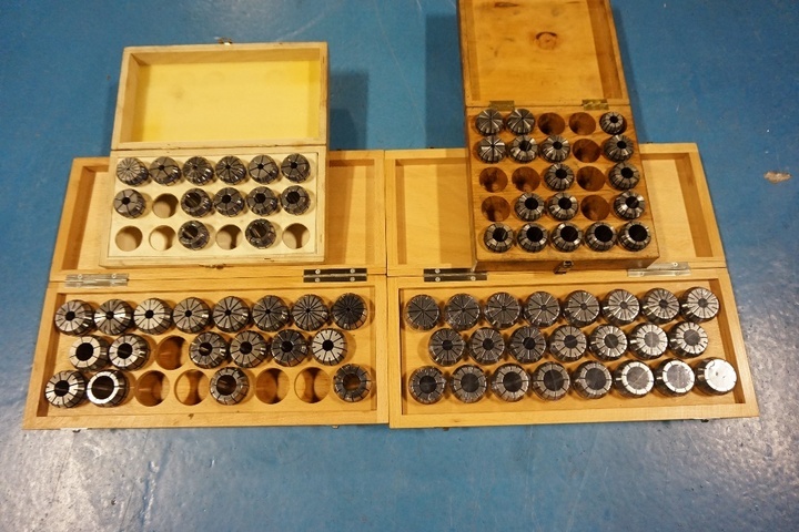 (4) Boxes of Collets