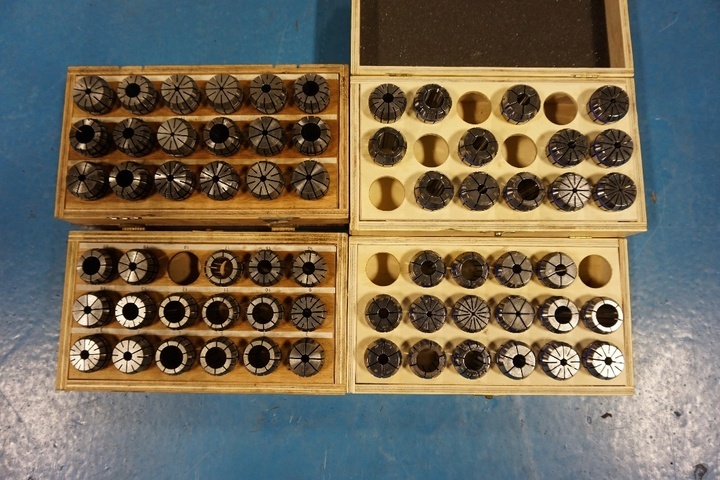 (4) Boxes of Collets