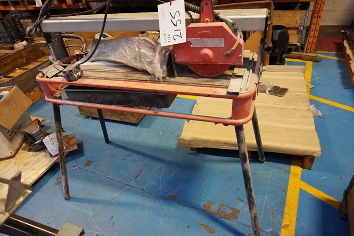 Powered Tile Cutter on Stand