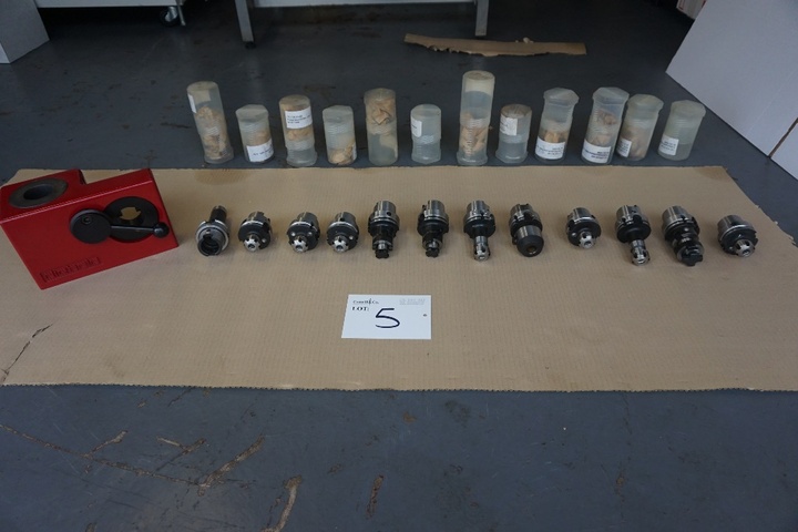 Qty of HSK 63 Tooling