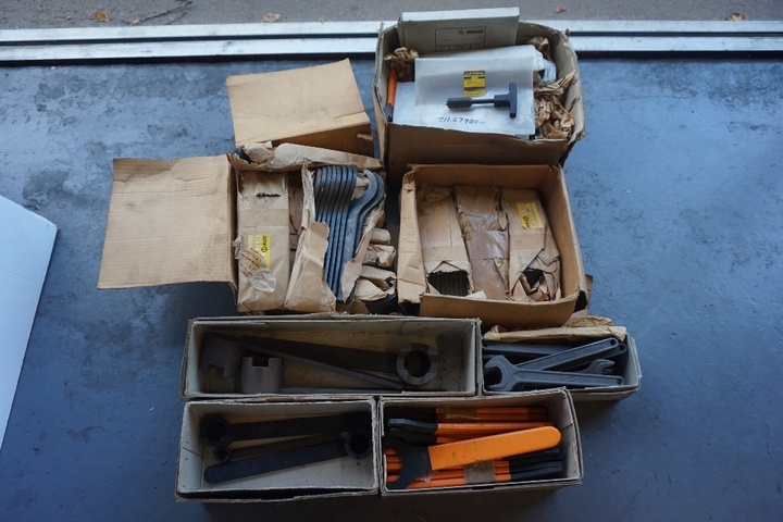 Various Spanners, C Spanners and Shell Mill Wrenches