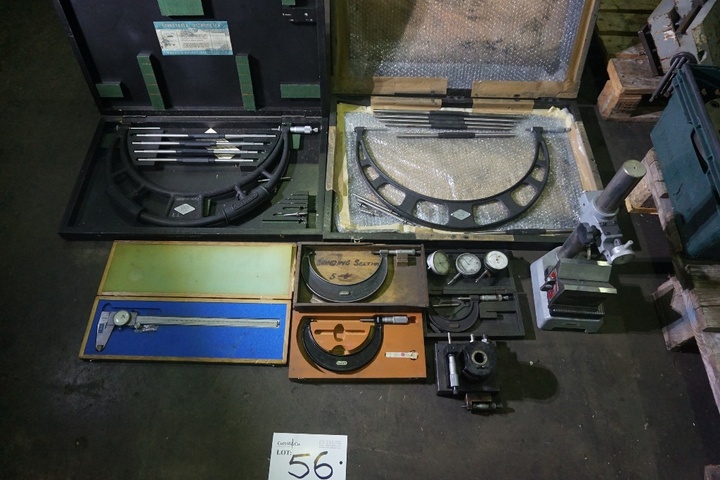 Qty of Measuring Equipment including Micrometers