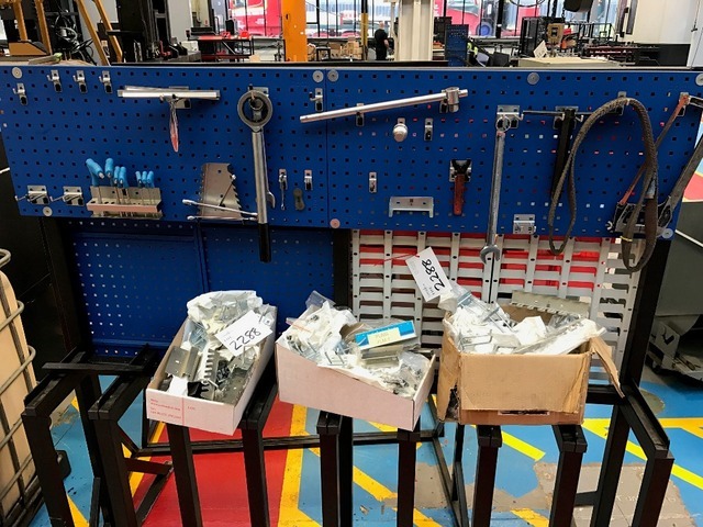 Quantity of Racking, Hooks and Holders