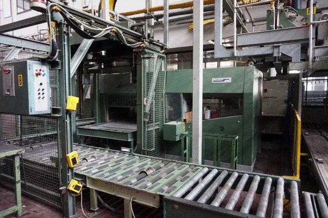 Muller Martini Type Avanti Plus Horizontal Log Stacker with Palletiser