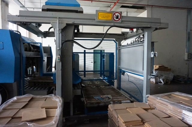 Muller Martini Type Horizontal Log Stacker with Palletiser