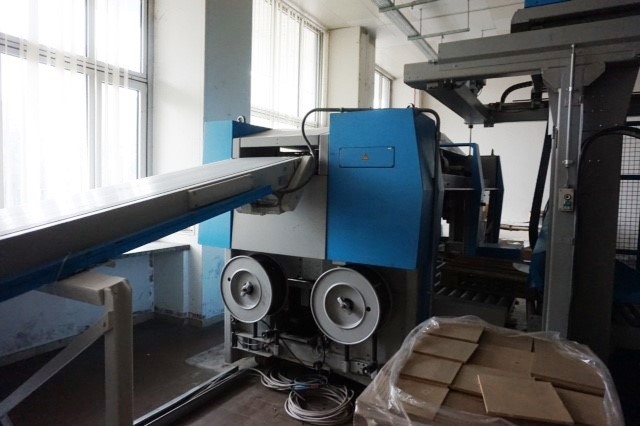 Muller Martini Type Horizontal Log Stacker with Palletiser