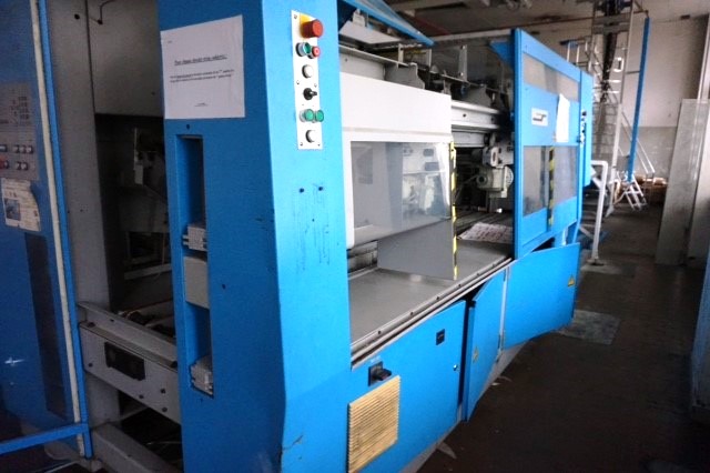 Muller Martini Type Horizontal Log Stacker with Palletiser