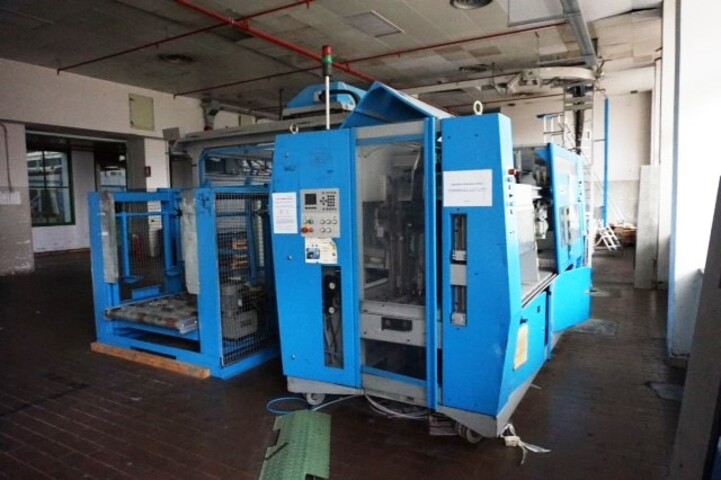Muller Martini Type Horizontal Log Stacker with Palletiser