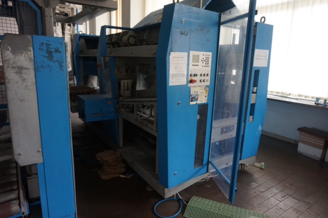 Muller Martini Type Horizontal Log Stacker with Palletiser