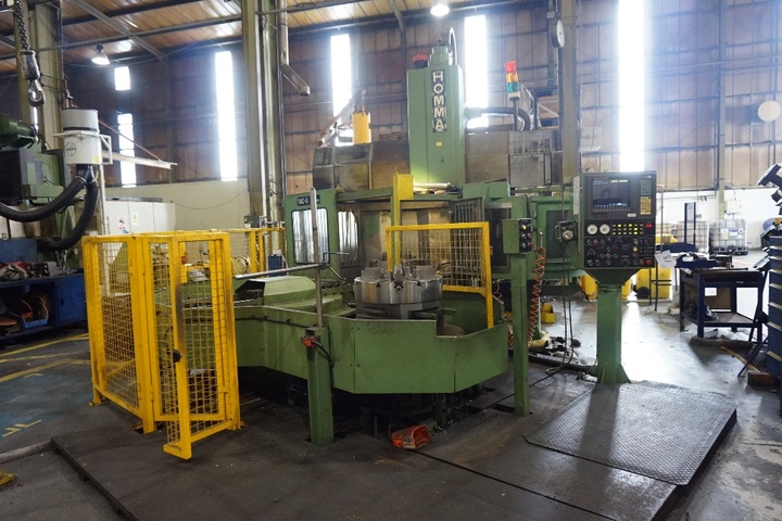Homma CNC Twin Pallet Vertical Turret Lathe