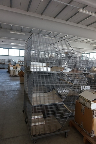 Stacking Cages approx (70) 580mm x 800mm x 80mm