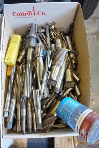 Box of Reamers, Taps & Cutters