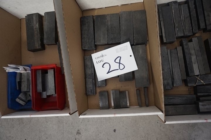 Qty of Threading Tools for Flat Die Rolling Machines