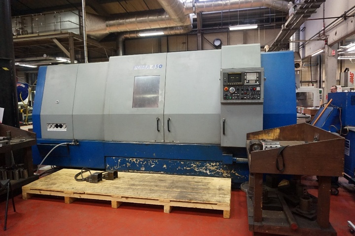 Daewoo Puma 450A CNC Lathe with Fanuc OT Control