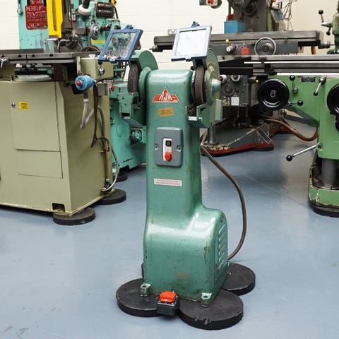 RJH Type Bison Double Ended Pedestal Tool Grinder