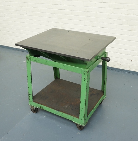 Cast Iron Surface Table on Steel Stand