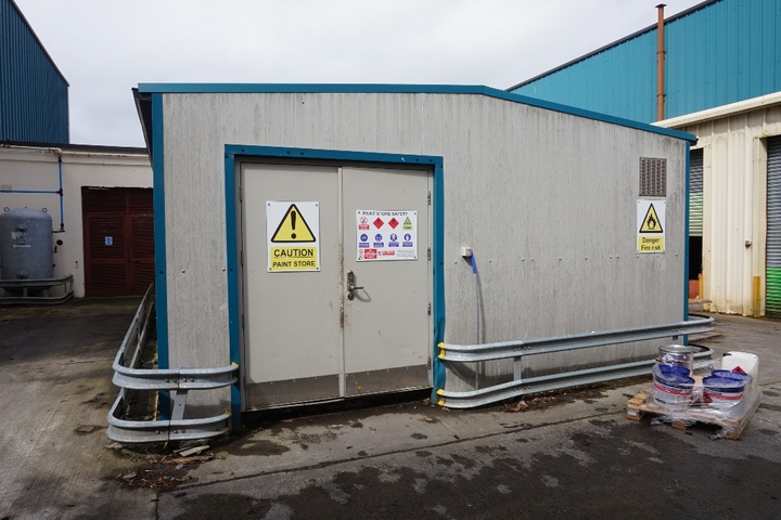 Paint Store with Racking